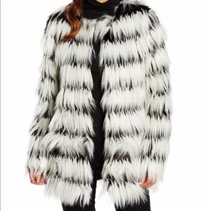 Noise May long sleeve Faux Fur Jacket